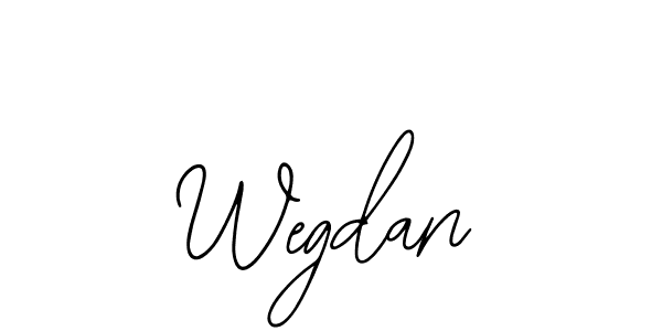 You can use this online signature creator to create a handwritten signature for the name Wegdan. This is the best online autograph maker. Wegdan signature style 12 images and pictures png