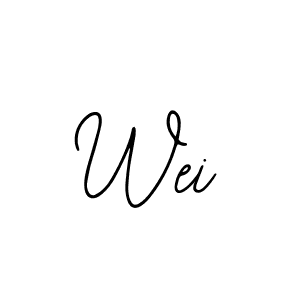 How to make Wei name signature. Use Bearetta-2O07w style for creating short signs online. This is the latest handwritten sign. Wei signature style 12 images and pictures png