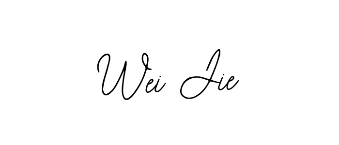Create a beautiful signature design for name Wei Jie. With this signature (Bearetta-2O07w) fonts, you can make a handwritten signature for free. Wei Jie signature style 12 images and pictures png