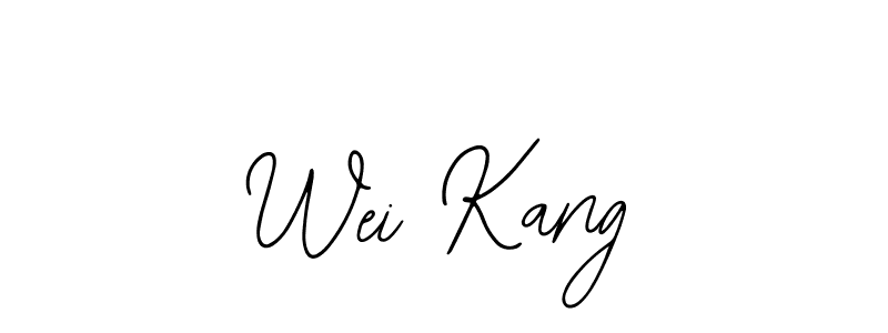 Also You can easily find your signature by using the search form. We will create Wei Kang name handwritten signature images for you free of cost using Bearetta-2O07w sign style. Wei Kang signature style 12 images and pictures png