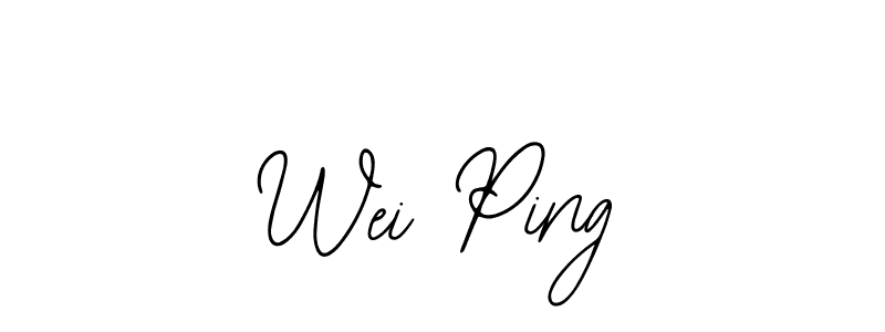 Create a beautiful signature design for name Wei Ping. With this signature (Bearetta-2O07w) fonts, you can make a handwritten signature for free. Wei Ping signature style 12 images and pictures png