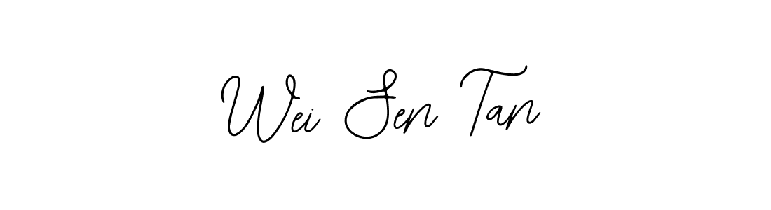 How to Draw Wei Sen Tan signature style? Bearetta-2O07w is a latest design signature styles for name Wei Sen Tan. Wei Sen Tan signature style 12 images and pictures png