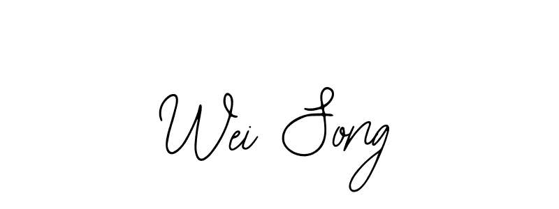 It looks lik you need a new signature style for name Wei Song. Design unique handwritten (Bearetta-2O07w) signature with our free signature maker in just a few clicks. Wei Song signature style 12 images and pictures png