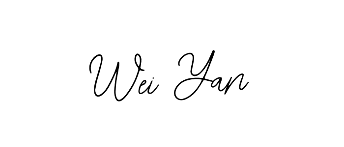 Also You can easily find your signature by using the search form. We will create Wei Yan name handwritten signature images for you free of cost using Bearetta-2O07w sign style. Wei Yan signature style 12 images and pictures png