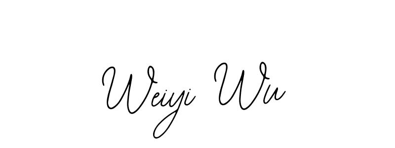 Weiyi Wu stylish signature style. Best Handwritten Sign (Bearetta-2O07w) for my name. Handwritten Signature Collection Ideas for my name Weiyi Wu. Weiyi Wu signature style 12 images and pictures png