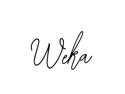 Also we have Weka name is the best signature style. Create professional handwritten signature collection using Bearetta-2O07w autograph style. Weka signature style 12 images and pictures png