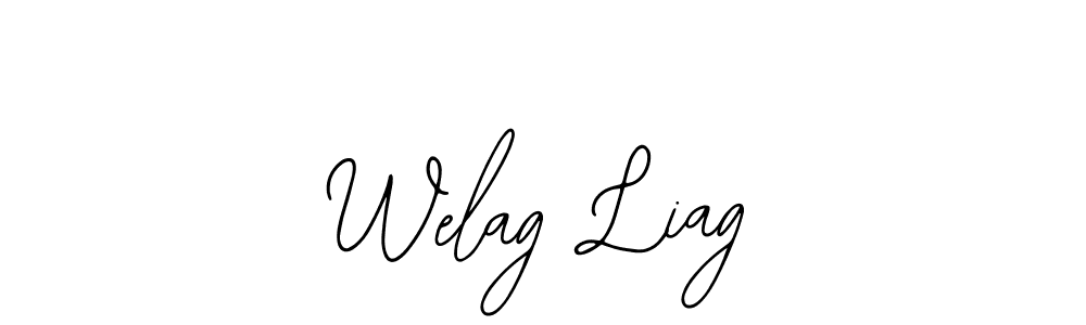 How to Draw Welag Liag signature style? Bearetta-2O07w is a latest design signature styles for name Welag Liag. Welag Liag signature style 12 images and pictures png