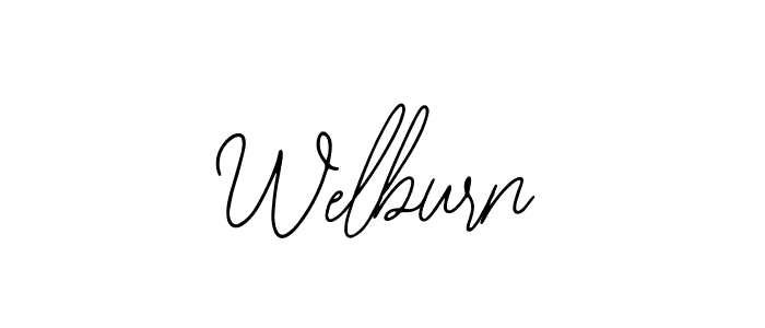 How to make Welburn signature? Bearetta-2O07w is a professional autograph style. Create handwritten signature for Welburn name. Welburn signature style 12 images and pictures png