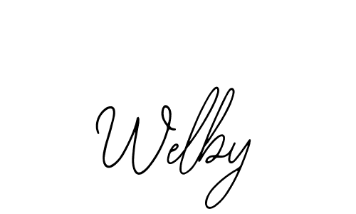 It looks lik you need a new signature style for name Welby. Design unique handwritten (Bearetta-2O07w) signature with our free signature maker in just a few clicks. Welby signature style 12 images and pictures png