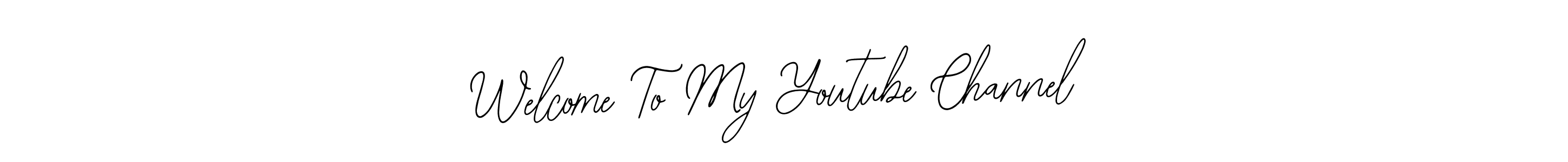 Make a beautiful signature design for name Welcome To My Youtube Channel. Use this online signature maker to create a handwritten signature for free. Welcome To My Youtube Channel signature style 12 images and pictures png