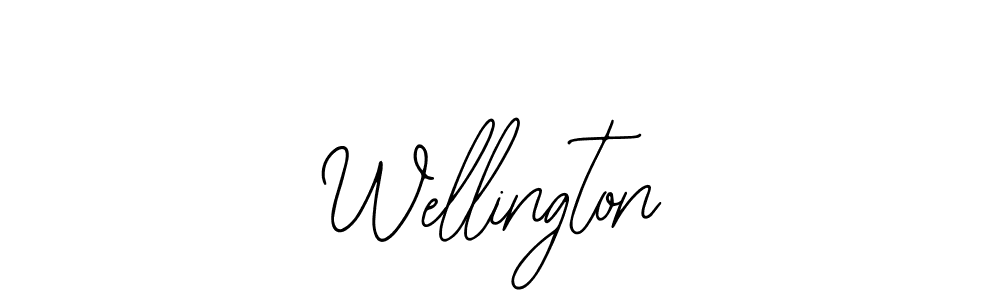 How to make Wellington signature? Bearetta-2O07w is a professional autograph style. Create handwritten signature for Wellington name. Wellington signature style 12 images and pictures png