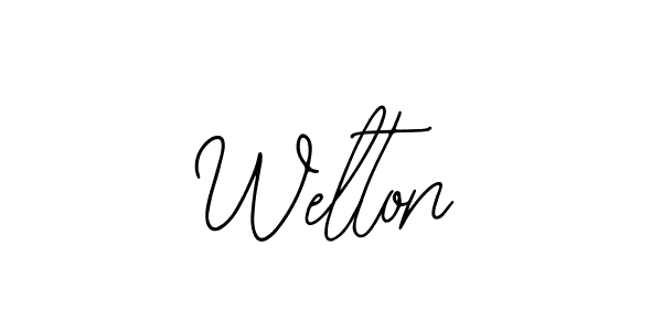 How to make Welton signature? Bearetta-2O07w is a professional autograph style. Create handwritten signature for Welton name. Welton signature style 12 images and pictures png