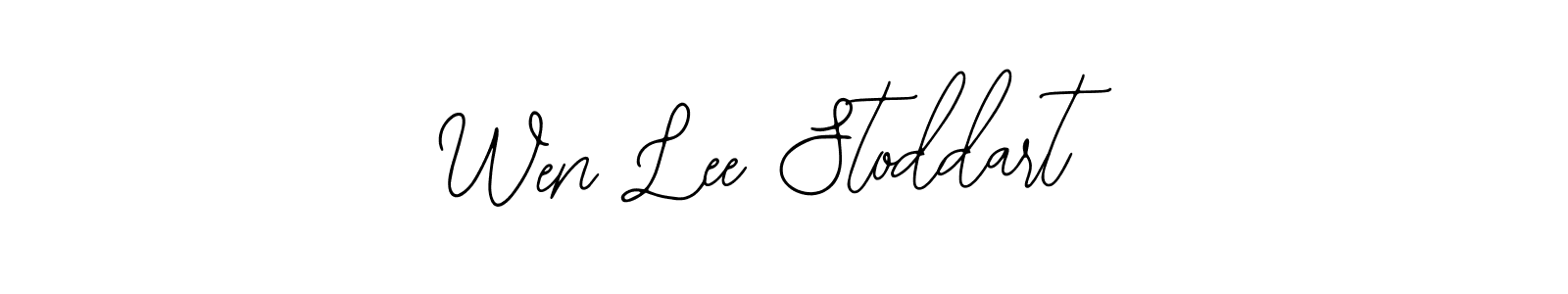 Make a beautiful signature design for name Wen Lee Stoddart. With this signature (Bearetta-2O07w) style, you can create a handwritten signature for free. Wen Lee Stoddart signature style 12 images and pictures png