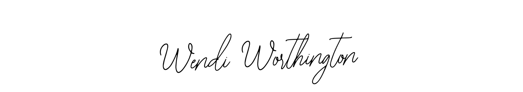 Create a beautiful signature design for name Wendi Worthington. With this signature (Bearetta-2O07w) fonts, you can make a handwritten signature for free. Wendi Worthington signature style 12 images and pictures png