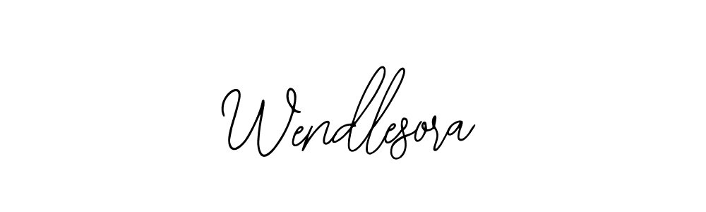 Create a beautiful signature design for name Wendlesora. With this signature (Bearetta-2O07w) fonts, you can make a handwritten signature for free. Wendlesora signature style 12 images and pictures png