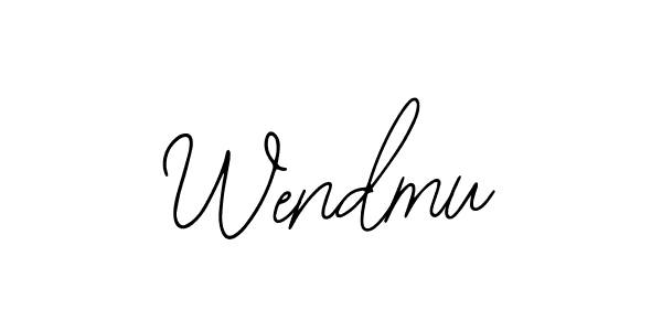 How to make Wendmu signature? Bearetta-2O07w is a professional autograph style. Create handwritten signature for Wendmu name. Wendmu signature style 12 images and pictures png