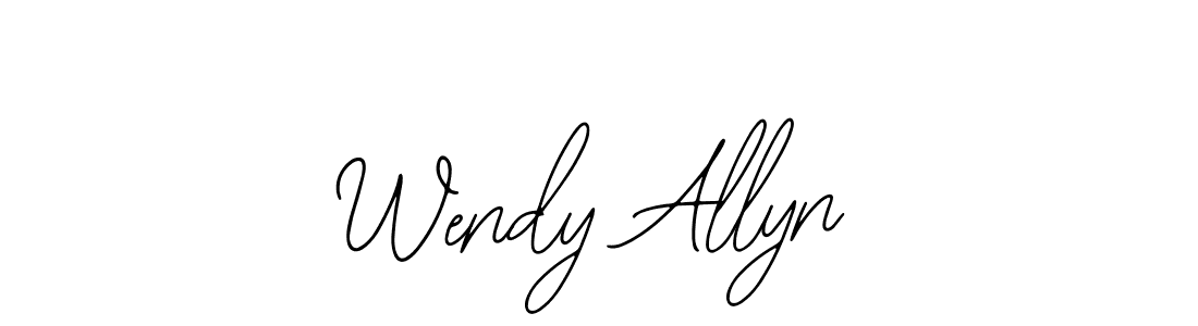 How to make Wendy Allyn signature? Bearetta-2O07w is a professional autograph style. Create handwritten signature for Wendy Allyn name. Wendy Allyn signature style 12 images and pictures png