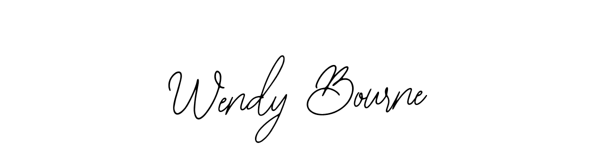 Also You can easily find your signature by using the search form. We will create Wendy Bourne name handwritten signature images for you free of cost using Bearetta-2O07w sign style. Wendy Bourne signature style 12 images and pictures png