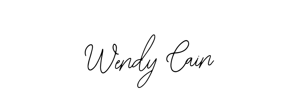 Wendy Cain stylish signature style. Best Handwritten Sign (Bearetta-2O07w) for my name. Handwritten Signature Collection Ideas for my name Wendy Cain. Wendy Cain signature style 12 images and pictures png