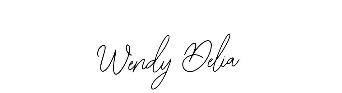 Wendy Delia stylish signature style. Best Handwritten Sign (Bearetta-2O07w) for my name. Handwritten Signature Collection Ideas for my name Wendy Delia. Wendy Delia signature style 12 images and pictures png