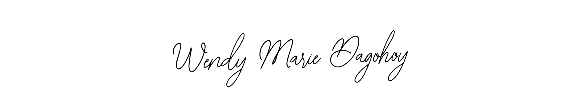 This is the best signature style for the Wendy Marie Dagohoy name. Also you like these signature font (Bearetta-2O07w). Mix name signature. Wendy Marie Dagohoy signature style 12 images and pictures png