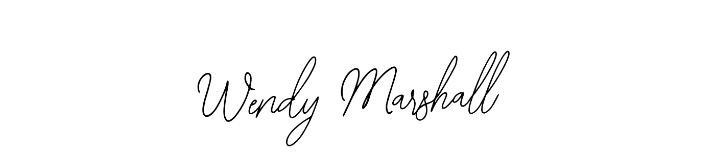 The best way (Bearetta-2O07w) to make a short signature is to pick only two or three words in your name. The name Wendy Marshall include a total of six letters. For converting this name. Wendy Marshall signature style 12 images and pictures png