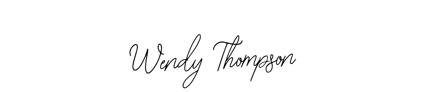 The best way (Bearetta-2O07w) to make a short signature is to pick only two or three words in your name. The name Wendy Thompson include a total of six letters. For converting this name. Wendy Thompson signature style 12 images and pictures png