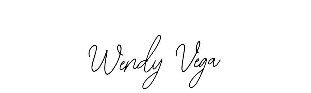 The best way (Bearetta-2O07w) to make a short signature is to pick only two or three words in your name. The name Wendy Vega include a total of six letters. For converting this name. Wendy Vega signature style 12 images and pictures png