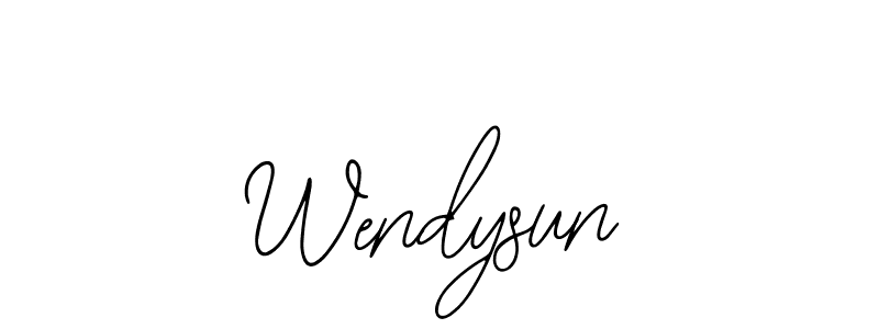 How to Draw Wendysun signature style? Bearetta-2O07w is a latest design signature styles for name Wendysun. Wendysun signature style 12 images and pictures png