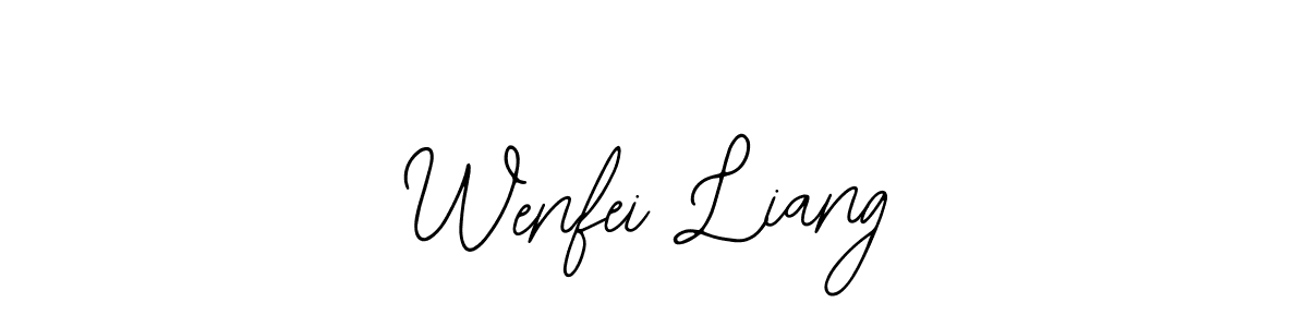 Create a beautiful signature design for name Wenfei Liang. With this signature (Bearetta-2O07w) fonts, you can make a handwritten signature for free. Wenfei Liang signature style 12 images and pictures png