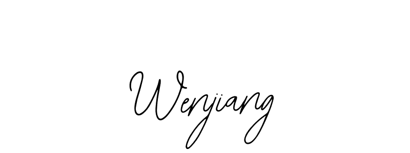 Create a beautiful signature design for name Wenjiang. With this signature (Bearetta-2O07w) fonts, you can make a handwritten signature for free. Wenjiang signature style 12 images and pictures png