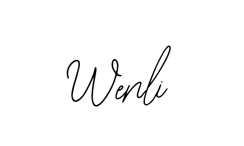 The best way (Bearetta-2O07w) to make a short signature is to pick only two or three words in your name. The name Wenli include a total of six letters. For converting this name. Wenli signature style 12 images and pictures png