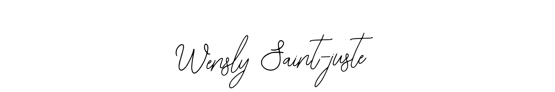 Also You can easily find your signature by using the search form. We will create Wensly Saint-juste name handwritten signature images for you free of cost using Bearetta-2O07w sign style. Wensly Saint-juste signature style 12 images and pictures png