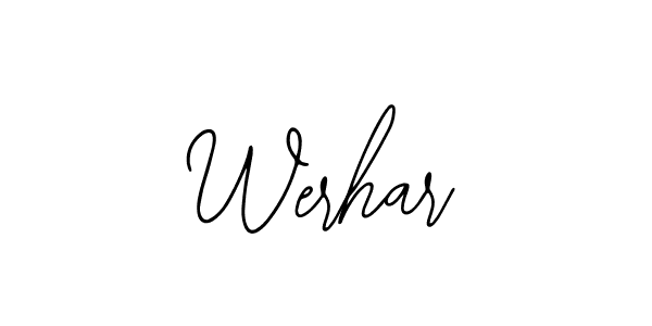 Make a beautiful signature design for name Werhar. Use this online signature maker to create a handwritten signature for free. Werhar signature style 12 images and pictures png