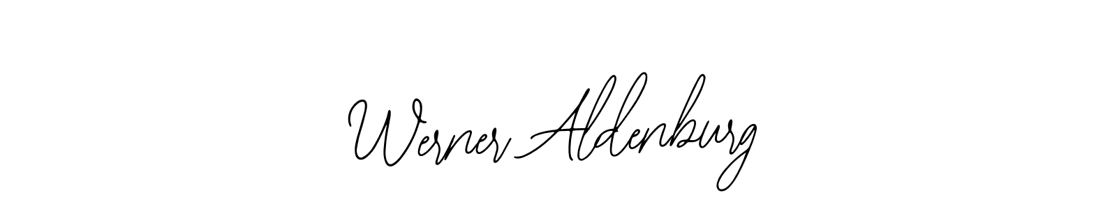 Werner Aldenburg stylish signature style. Best Handwritten Sign (Bearetta-2O07w) for my name. Handwritten Signature Collection Ideas for my name Werner Aldenburg. Werner Aldenburg signature style 12 images and pictures png
