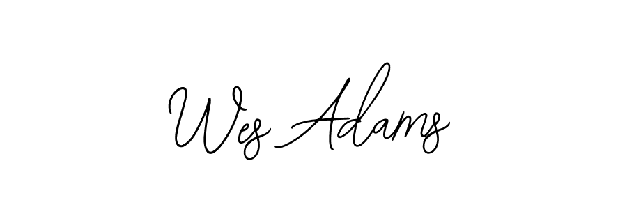 Also You can easily find your signature by using the search form. We will create Wes Adams name handwritten signature images for you free of cost using Bearetta-2O07w sign style. Wes Adams signature style 12 images and pictures png