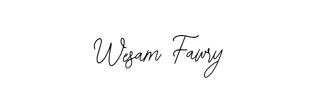 You should practise on your own different ways (Bearetta-2O07w) to write your name (Wesam Fawry) in signature. don't let someone else do it for you. Wesam Fawry signature style 12 images and pictures png