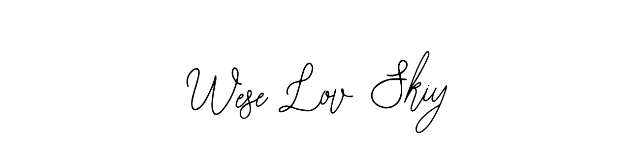 Also we have Wese Lov Skiy name is the best signature style. Create professional handwritten signature collection using Bearetta-2O07w autograph style. Wese Lov Skiy signature style 12 images and pictures png