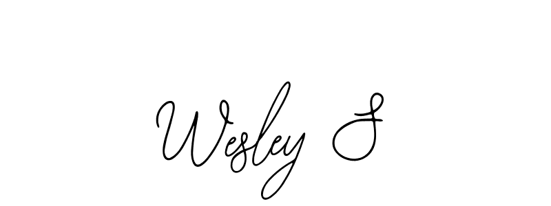 Similarly Bearetta-2O07w is the best handwritten signature design. Signature creator online .You can use it as an online autograph creator for name Wesley S. Wesley S signature style 12 images and pictures png
