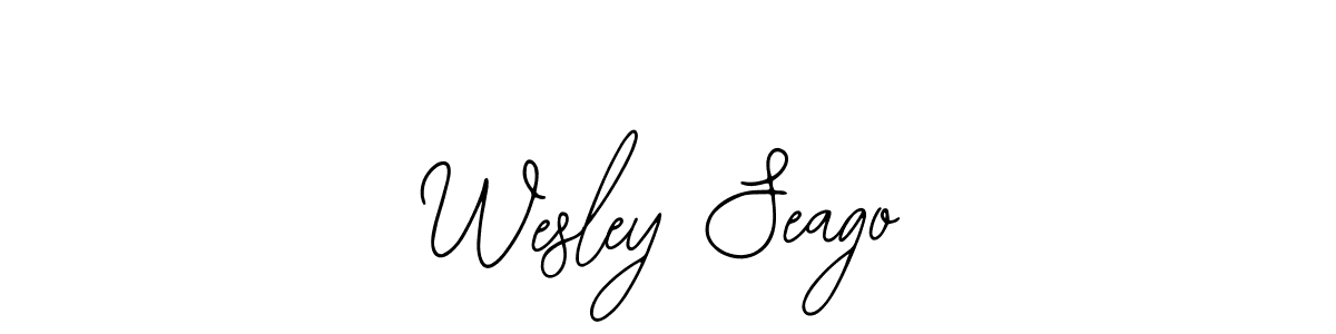 Make a beautiful signature design for name Wesley Seago. Use this online signature maker to create a handwritten signature for free. Wesley Seago signature style 12 images and pictures png