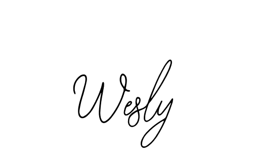 Create a beautiful signature design for name Wesly. With this signature (Bearetta-2O07w) fonts, you can make a handwritten signature for free. Wesly signature style 12 images and pictures png