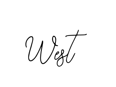 How to make West signature? Bearetta-2O07w is a professional autograph style. Create handwritten signature for West name. West signature style 12 images and pictures png