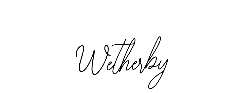 Make a beautiful signature design for name Wetherby. With this signature (Bearetta-2O07w) style, you can create a handwritten signature for free. Wetherby signature style 12 images and pictures png