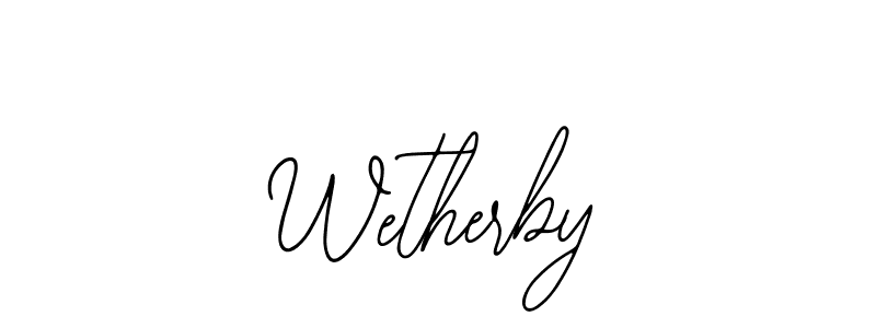 Make a beautiful signature design for name Wetherby. With this signature (Bearetta-2O07w) style, you can create a handwritten signature for free. Wetherby signature style 12 images and pictures png