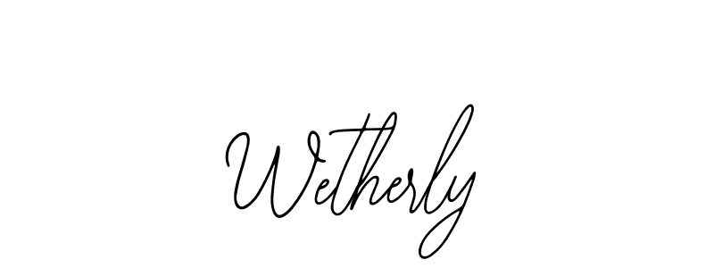 Also You can easily find your signature by using the search form. We will create Wetherly name handwritten signature images for you free of cost using Bearetta-2O07w sign style. Wetherly signature style 12 images and pictures png