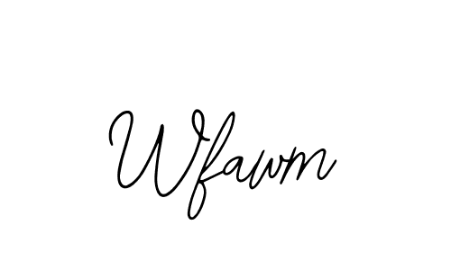 Wfawm stylish signature style. Best Handwritten Sign (Bearetta-2O07w) for my name. Handwritten Signature Collection Ideas for my name Wfawm. Wfawm signature style 12 images and pictures png