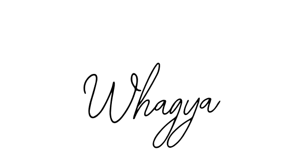 Create a beautiful signature design for name Whagya. With this signature (Bearetta-2O07w) fonts, you can make a handwritten signature for free. Whagya signature style 12 images and pictures png