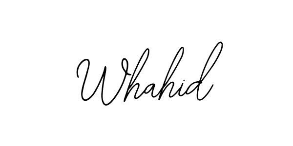 Also You can easily find your signature by using the search form. We will create Whahid name handwritten signature images for you free of cost using Bearetta-2O07w sign style. Whahid signature style 12 images and pictures png