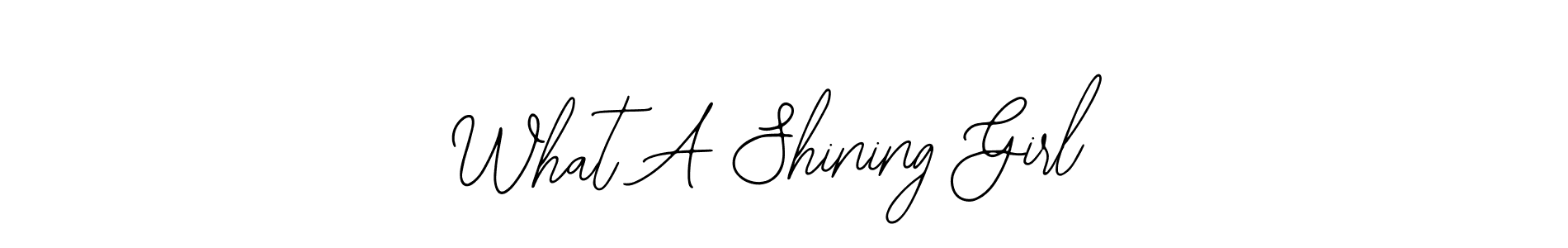 You can use this online signature creator to create a handwritten signature for the name What A Shining Girl. This is the best online autograph maker. What A Shining Girl signature style 12 images and pictures png