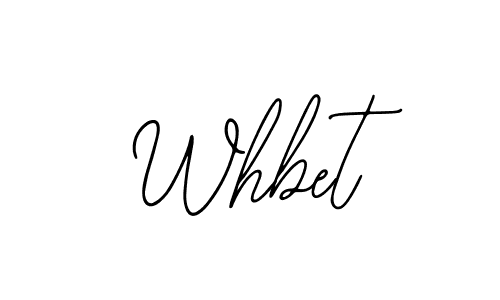 How to make Whbet signature? Bearetta-2O07w is a professional autograph style. Create handwritten signature for Whbet name. Whbet signature style 12 images and pictures png